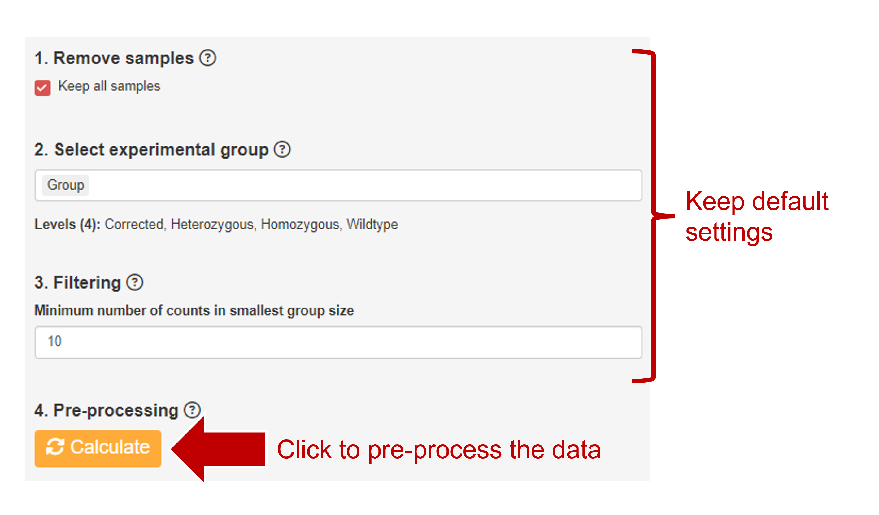 Pre-processing